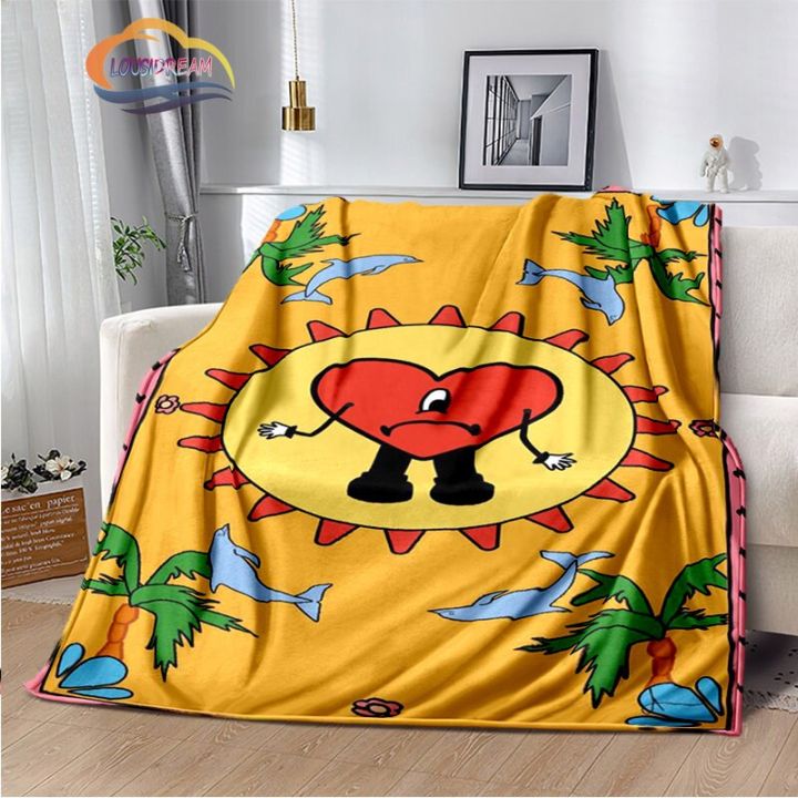 in-stock-cartoon-rabbit-un-verano-sin-ti-duvet-cover-popular-latin-music-velvet-childrens-and-adult-sofa-travel-bedding-can-send-pictures-for-customization