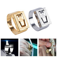 【MOKAL】 FG Anti-Wolf Tool Gift For Women Adjustable Men Titanium Steel Ring Invisible Knife