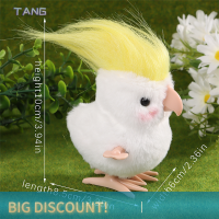 ?【Lowest price】TANG ตุ๊กตานกแก้วน่ารักลมขึ้นของเล่นสัตว์เดินกระโดดนาฬิกาของเล่นสำหรับเด็กสาว