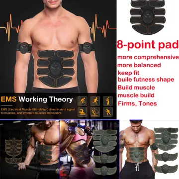 Flextone Abs Stimulator - FDA 510K Cleared - Six Pack Ab Muscle Toner for  Men, Women - Electronic Power Abdominal EMS Trainer