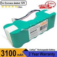 DE55 12V Ni-MH 3100mAh Battery Pack for Ecovacs Deebot DE5G DM88 902 901 610 Robotic Vacuum Cleaner Battery Parts Accessories （สต็อกสำเร็จรูป） agapi