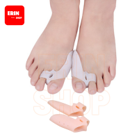 Bunion Toe Protector ป้องกันหัวแม่เท้าจากอาการตาปลา ปวดในข้อต่อนิ้วเท้าใหญ่ ปรับแนวนิ้วเท้า ตัวแก้ไขกระดูกและข้อ นิ้วเท้าทับซ้อน (1คู่) -สีเบจ