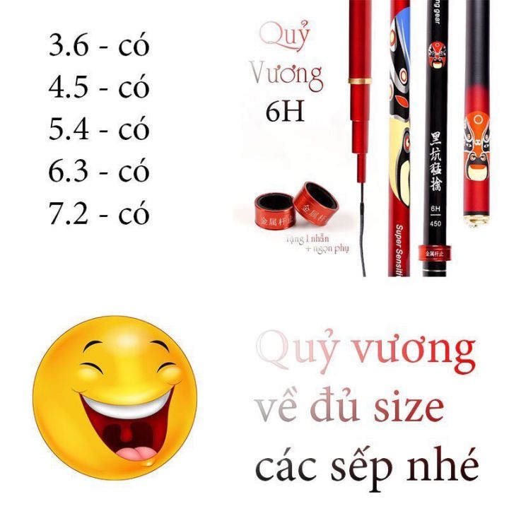 Cần Câu Tay Quỷ Vương là lựa chọn hoàn hảo dành cho các tay câu cá. Thiết kế sang trọng và chất lượng vượt trội sẽ giúp bạn dễ dàng bắt được những con cá khó, hãy xem hình ảnh để tìm hiểu thêm về sản phẩm này và làm cho chuyến đi câu cá của bạn trở thành một trải nghiệm tuyệt vời.