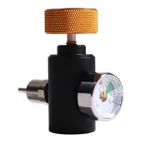 Air Valve Adaptor TR21 4/CGA320/W21.8 14/G1/2 Inflatable Pump Tank Adapter CO2 Regulator With Pressure Gauge 3000psi