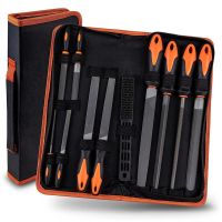 11 Pieces Professional File Set Forged Alloy Steel File Set for Wood Metal Plastic - Files in All Shapes -Workshop Files &amp; Needle Files