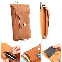 ۩ For TCL 305 30 V 5G Leather Flip Case Phone Pouch For TCL 30 XE 20E 20B 20 R L10 20 Pro Belt Clip Holster Wallet Phone Waist Bag