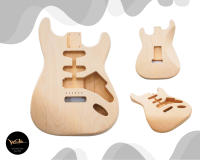 Wootkie / Body guitar strat style / Alder Wood / บอดี้กีต้าร์ไฟฟ้าทรง strat ไม้ เอลเดอร์