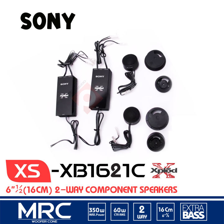 พร้อมส่ง-sony-รุ่นxs-xb1621c-ลำโพงแยกชิ้น-6-5นิ้ว-ให้เสียงทุ้มลึกลึกๆ-และทวีตเตอร์โดมผ้าไหมนุ่มให้เสียงสูง-สัมผัสกับพลังเสียงที่คมชัด