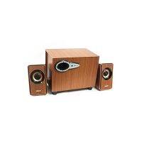 OKER ลำโพงซับวูฟเฟอร์ รุ่น SP-689 2.1 USB Multimedia Desktop Speaker 750W (สีน้ำตาลลายไม้)