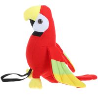 ㍿∋ Kids Toy Bird Shoulder Animals Toys Accessory Prop Artificial Parrot Models