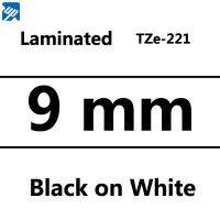 【Factory-direct】 zpeisa 2PK TZe 121 221 421 521 621สำหรับบราเดอร์รุ่น P-Touch เทปติดฉลากลามิเนต0.35 "26.2ft (9Mm X 8M) PT H100 D200