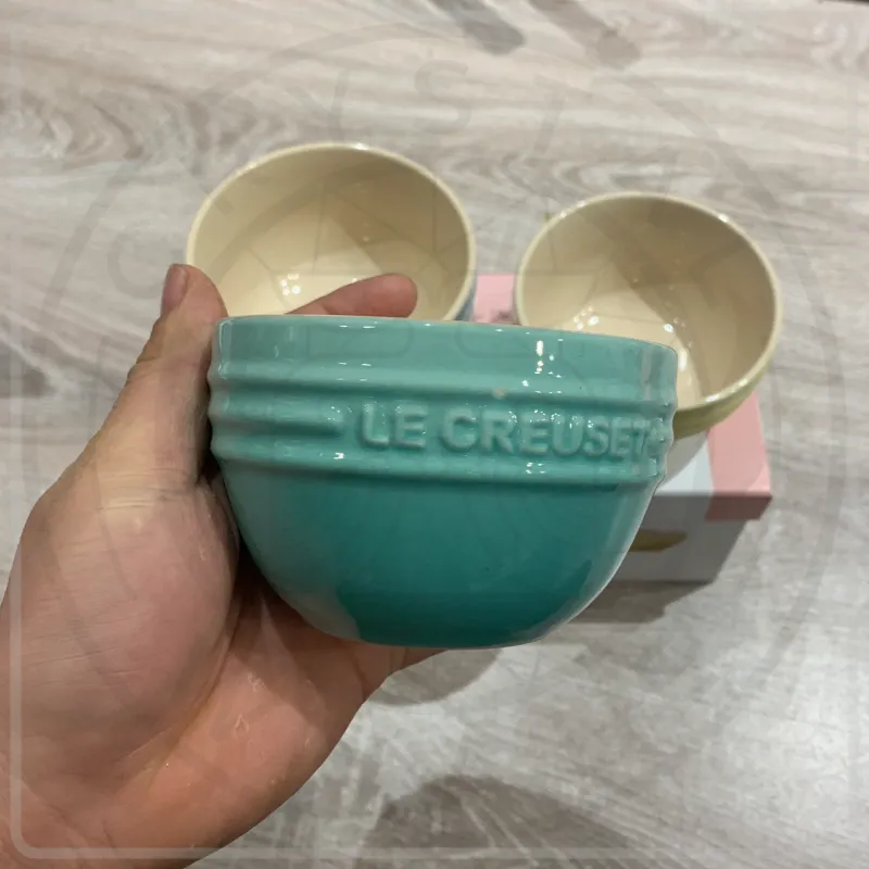 New LE CREUSET Sorbet Rice Bowl S size set of 4 From Japan w/Tracking