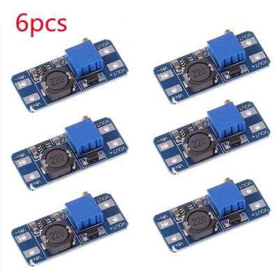 【Limited-time offer】 6ชิ้น/ล็อต MT3608 2A Max DC-DC Step Up โมดูล BoosterPower โมดูลสำหรับ Arduino 3-5V ถึง5V/9V/12V/24V