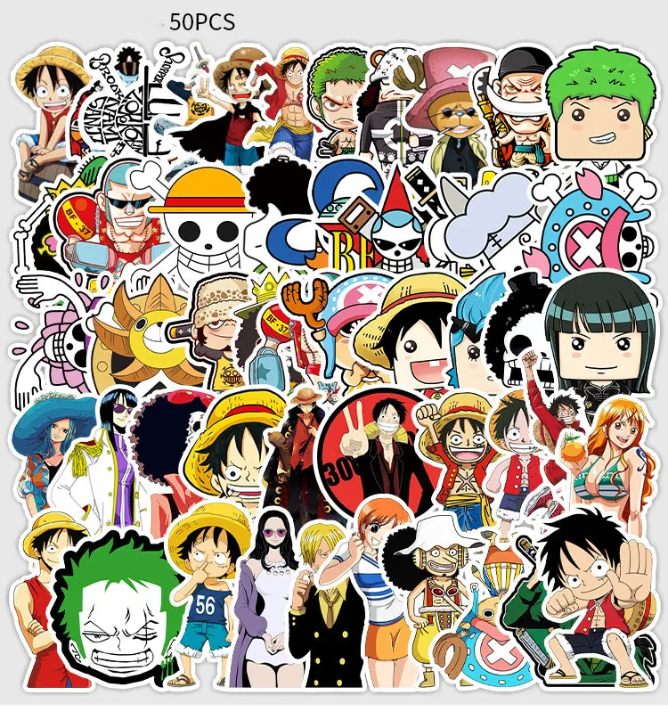 SRBB0597 Chibi Luffy one piece anime sticker | animestickershop