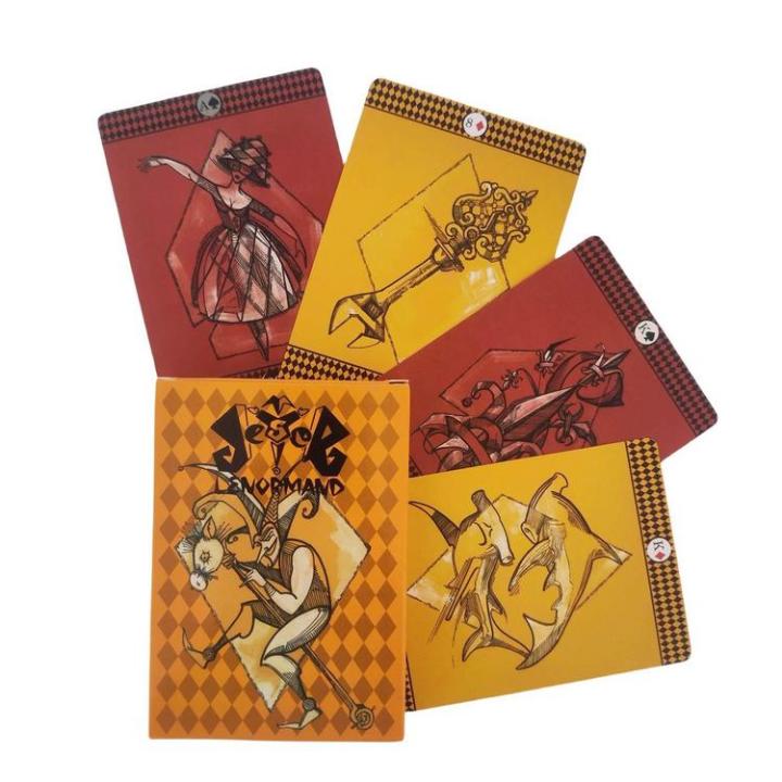 divination-tarot-cards-fortune-telling-game-jester-lenormand-divination-tools-cards-entertainment-standard-tarot-decks-english-version-polite