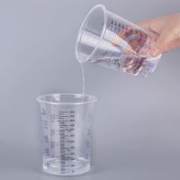 ♀ 10Pcs 600ml Clear Plastic Paint Liquid Mixing Graduated Measuring Cup Container Measuring Cup Container Measuring Cup Container