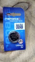 ถ่านกระดุม Renata CR2430 Lithium 3V ของแท้ ของใหม่ แพค 1 ก้อน