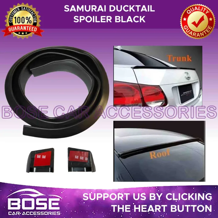 Samurai Universal Authentic Ducktail Black / Rubber Duck Tail Rear
