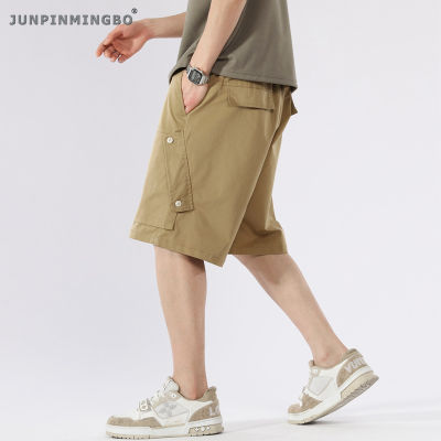 JUNPINMINGBO กางเกงขาสั้นกีฬากางเกงขาสั้นชายฤดูร้อน2023กระเป๋า,กางเกงวอร์มลำลองกางเกงขาสามส่วนสำหรับวัยรุ่น