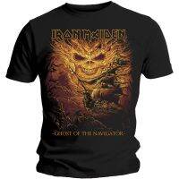 Hot sale Iron Maiden band graphic Mens 100% Cotton Round Neck Short Sleeve T-Shirt  Adult clothes