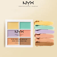 แท้NYX 6 สี คอนซีลเลอร์ 6 สี ครีม ไฮกลอส ทริมเมอร์ โทนนิ่ง ปกปิดจุดด่างดำ ติดทนนาน ราคาถูก