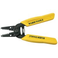 Klein Tools 11045 Wire Stripper/Cutter, Yellow 10 - 18 AWG Solid Wire, Bulk(No Box), 6 Inch