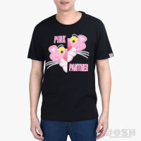 DOSH UNISEX T-SHIRTS PINK PANTHER  เสื้อยืดคอกลม แขนสั้น ผู้ชาย-ผู้หญิง 9FPPMT5001-BL