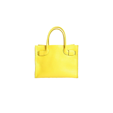 absolute-size-m-กระเป๋าถือหนังแท้-สีเหลือง-theorem