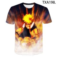 2023 NEWNew Streetwear Naruto เสื้อยืด3D พิมพ์ผู้ชายฤดูร้อนเสื้อยืดอะนิเมะ Tee Uzumaki Naruto สุภาพสตรีรอบคอพิมพ์เสื้อ