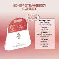 Honey Strawberry Colombia 100 g. คั่ว Light Roast เมล็ดกาแฟ