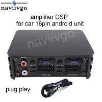 Naviivgo เครื่องขยายเสียงเครื่องเสียงรถยนต์16pin ระบบแอนดรอยด์4X60W 6X60W DSP เสียงเบสที่เพิ่มขึ้นระบบ Aa1เสียงที่ดีกว่า