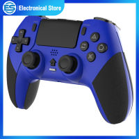 【ส่วนลด50% ในเวลาจำกัด Gamepad ไร้สายที่รองรับบลูทูธพร้อมมอเตอร์สั่นสะเทือน Somatosensory หกแกนเข้ากันได้สำหรับ Ps4