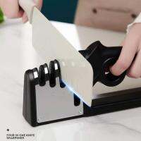 4 in 1 Knife Sharpener ที่ลับมีด 4 ช่อง ใช้งานง่าย ตอบสนองทุกความต้องการในการลับมีด มีระดับการลับให้ถึง 3 ระดับความคม และยังสามารถลับกรรไกรได้