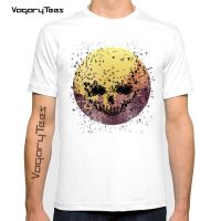 Vagarytees 2022 Birds Sunset Print T-Shirt Homme Funny Smiley T Shirt Men Summer New White Casual Tshirt Unisex Streetwear