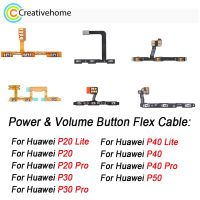 ปุ่มปรับระดับเสียงสายไฟ Flex Cable สําหรับ Huawei P20 Lite P20 Pro P30 Pro P40 Lite P40 Pro P50