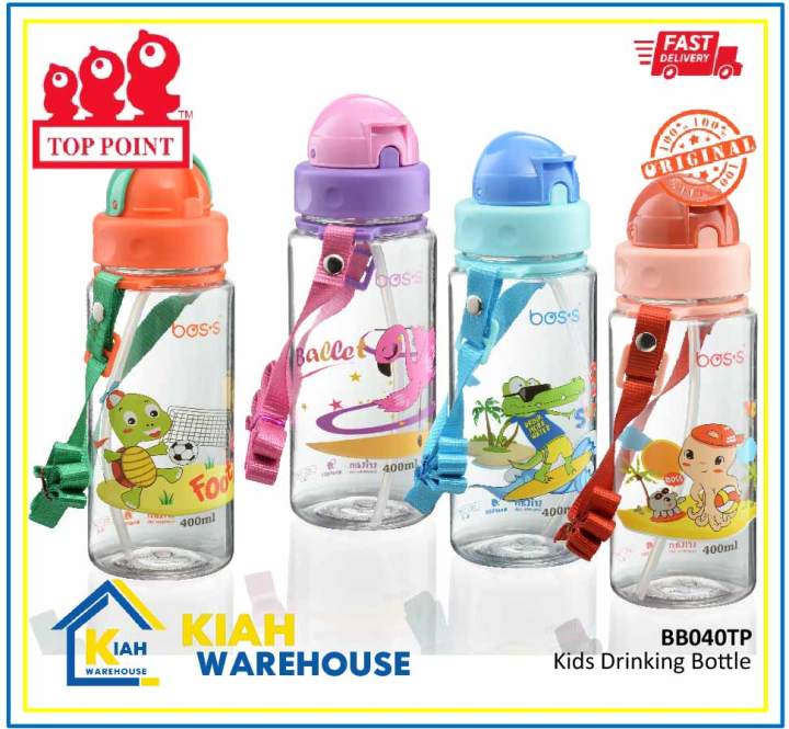 Botol Minuman BOS'S BB040TP 400ml BPA-Free Kids Drinking Bottle Kanak ...