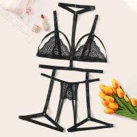 【CC】ↂ۩  Bra thong garter Set Sets ropa interior femenina