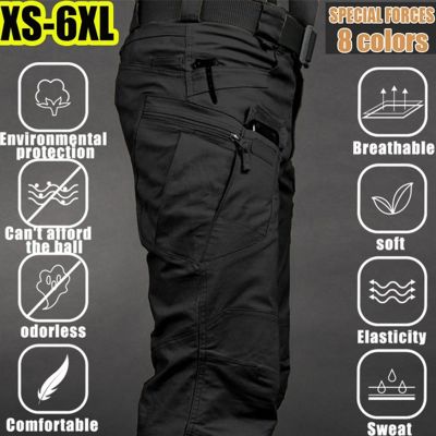 New Mens Tactical Pants Multiple Pocket Elasticity MilitaryCargo Pant 3XL TCP0001