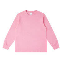 230กรัมหนักน้ำหนักแบรนด์ผ้าฝ้ายแท้แขนยาวสีที่บริสุทธิ์เสื้อยืดชายกระทู้แขนด้านล่างเหม Slit เสื้อกล้ามผู้หญิงสีขาว