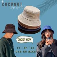 หมวกลูกฟูก ปัก COCONUT  พร้อมส่งจากไทย