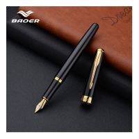 Baoer 388 Fountain Pen Ink High Quality Calligraphy pen pluma Metal Feather Dolma Kalem Plumas Estilograficas Alta Calidad Mont  Pens