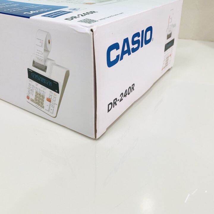 casio-calculator-เครื่องคิดเลข-ตั้งโต๊ะ-14-หลัก-dr-240r-เครื่องคิดเลขพิมพ์กระดาษ-casio-dr-240-ของใหม่-ของแท้-ประกันศูนย์2ปี