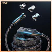 JIANGF USB อะแดปเตอร์ Type-C สายเคเบิล ที่ชาร์จแม่เหล็ก การชาร์จอย่างรวดเร็ว สายดาต้า