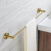 2021 New Brushed Gold Single Towel Bar Vibrant Moderne Towel Shelf Rack 304 Stainless Steel Towel Hanger Holder