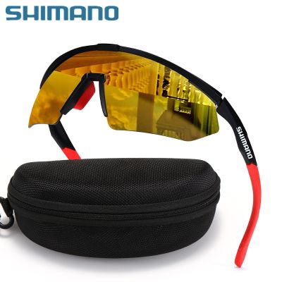 SHIMANO Sunglasses Polarized Men Fishing Spectacles Driving Cycling Sport Glasses Oculos De Sol Fishing Equipment Eyewear