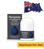 Perspirex Men Maximum Antiperspirant Roll-on 20 ml โรลออน ระงับเหงื่อ ระงับกลิ่นกายสูตรเฉพาะสำหรับผู้ชายมีเหงื่อมาก