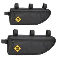 【Ready Stock】ↂ❖卍 D44 ✿Bicycle Triangle Bag Front Frame Tube Bags Large Capacity Cycling Accessories