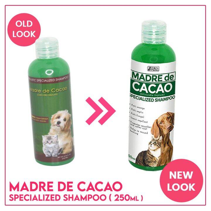 BOB250mL Pure Madre De Cacao Shampoo Anti mange, Anti fungal, Anti