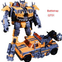 Transformation Film 7ของเล่น Rise Of The Beasts Battletrap QT01 SS100 Action Figure Deformation หุ่นยนต์โลหะผสมอะนิเมะรุ่น Gift