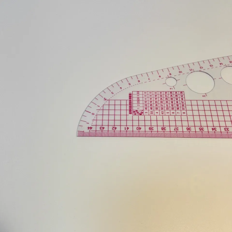 20cm Curve Ruler Small Curved Ruler Sewing Rulers Model 6400